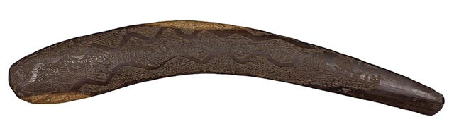 carved throwing stick