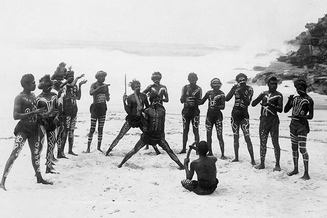 Bondi Beach, December 1892, photo by Charles Kerry